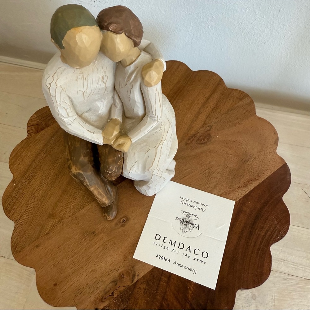 Willow Tree, Demdaco Anniversary Figurine in Cream and Brown